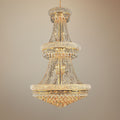 Primo 30" Wide Gold 32-Light Crystal Chandelier