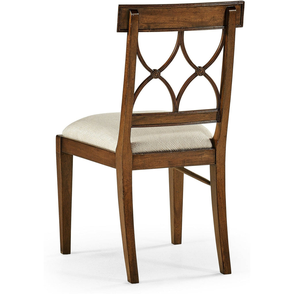 Jonathan Charles Buckingham Curved Back Side Chair (494347-SC-MAH-F200) - Set of 2