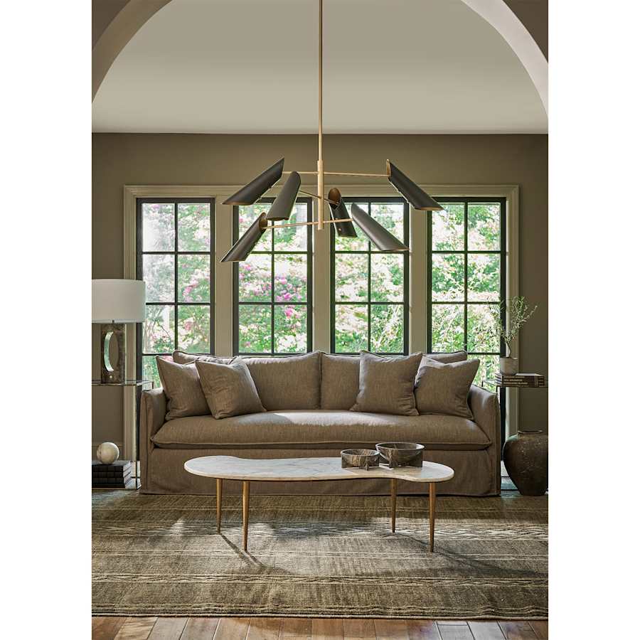 Regina Andrew Vest 6 Light 58" Wide Linear Chandelier