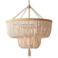 Regina Andrew Coastal Chic 12 Light 32" Wide Beaded Waterfall Chandelier