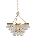 Robert Abbey Bling 4 Light 21" Wide Waterfall Chandelier