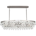 Robert Abbey Bling 8 Light 43" Wide Linear Chandelier