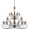 Roseto Mayes 24 Light 3 Tier Chandelier
