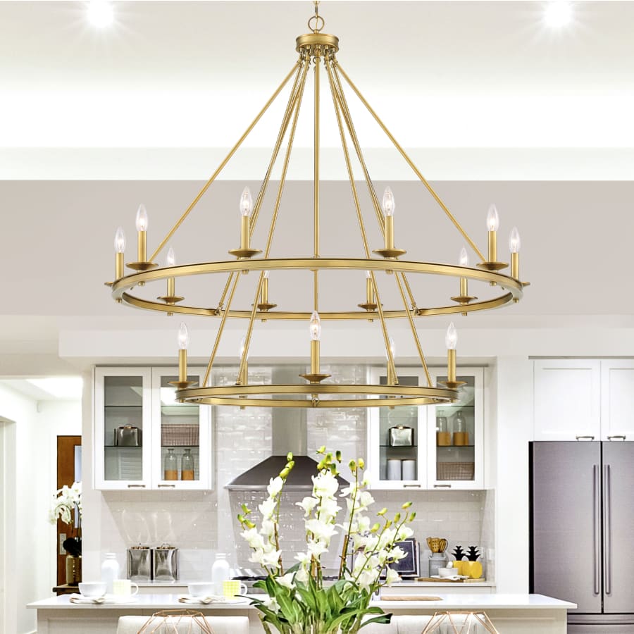 Savoy House Middleton 15 Light 45" Wide Taper Candle Chandelier