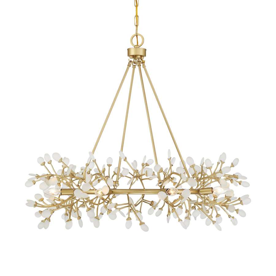 Savoy House Once 8 Light 36" Wide Ring Chandelier
