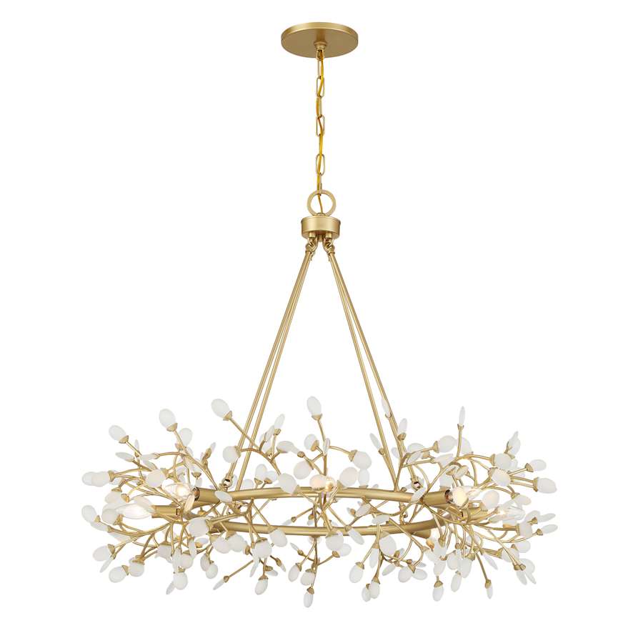Savoy House Once 8 Light 36" Wide Ring Chandelier