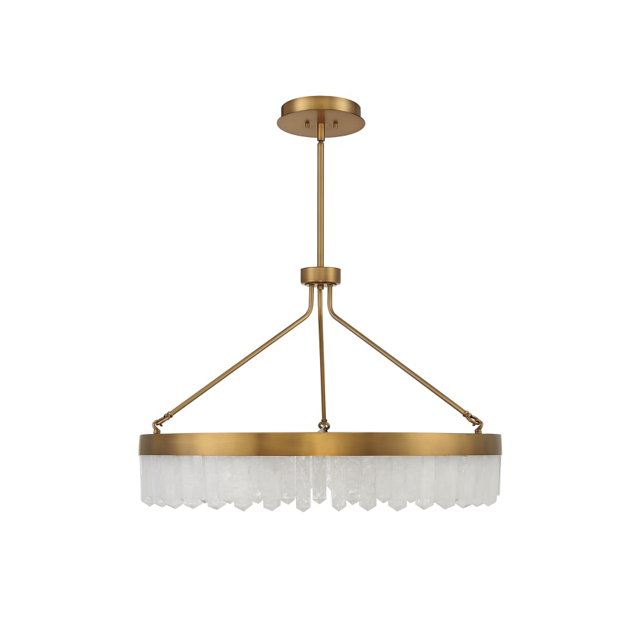 Savoy House Landon 34" Wide LED Crystal Ring Chandelier
