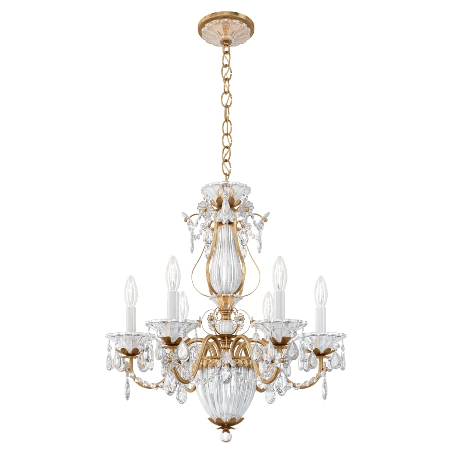 Schonbek Bagatelle 6 Light 21" Wide Crystal Empire Chandelier