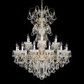 Schonbek New Orleans 18 Light 36" Wide Crystal Chandelier with Heritage Crystals