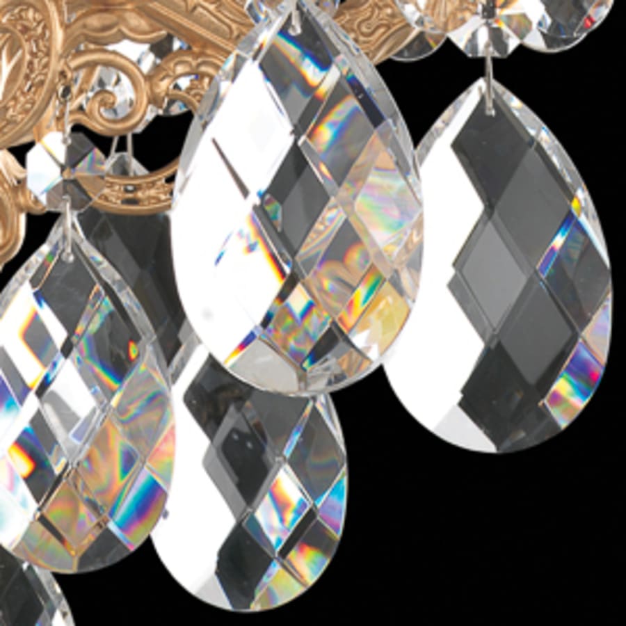 Schonbek Milano 12 Light 33" Wide Crystal Chandelier with Clear Optic Crystals