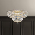Schonbek Petit Crystal Deluxe Large Flush Mount with Optic Crystals