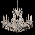 Schonbek Sophia 12 Light 39" Wide Crystal Chandelier with Clear Optic Crystals