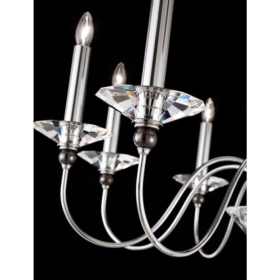 Schonbek Jasmine 9 Light 33" Wide Crystal Chandelier with Clear Swarovski Optic Crystals