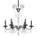 Schonbek Helenia 6 Light 28" Wide Crystal Chandelier with Clear Heritage Crystal Accents