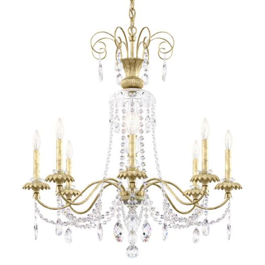 Schonbek Helenia 8 Light 32" Wide Crystal Chandelier with Clear Heritage Crystal Accents