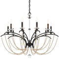 Schonbek Priscilla 10 Light 36" Wide Crystal Chandelier with Bronze Pearl Beads