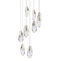Schonbek Beyond Martini 9 Light 17" Wide LED Clear Optic Crystal Pendant