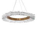 Schonbek Beyond Benediction 37" Wide LED Crystal Ring Chandelier with Clear Optic Crystal