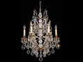 Schonbek Bordeaux 6-Light Gold Crystal Candelabra Chandelier