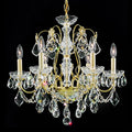 Schonbek Century 21" Wide Aurelia Gold Crystal Chandelier