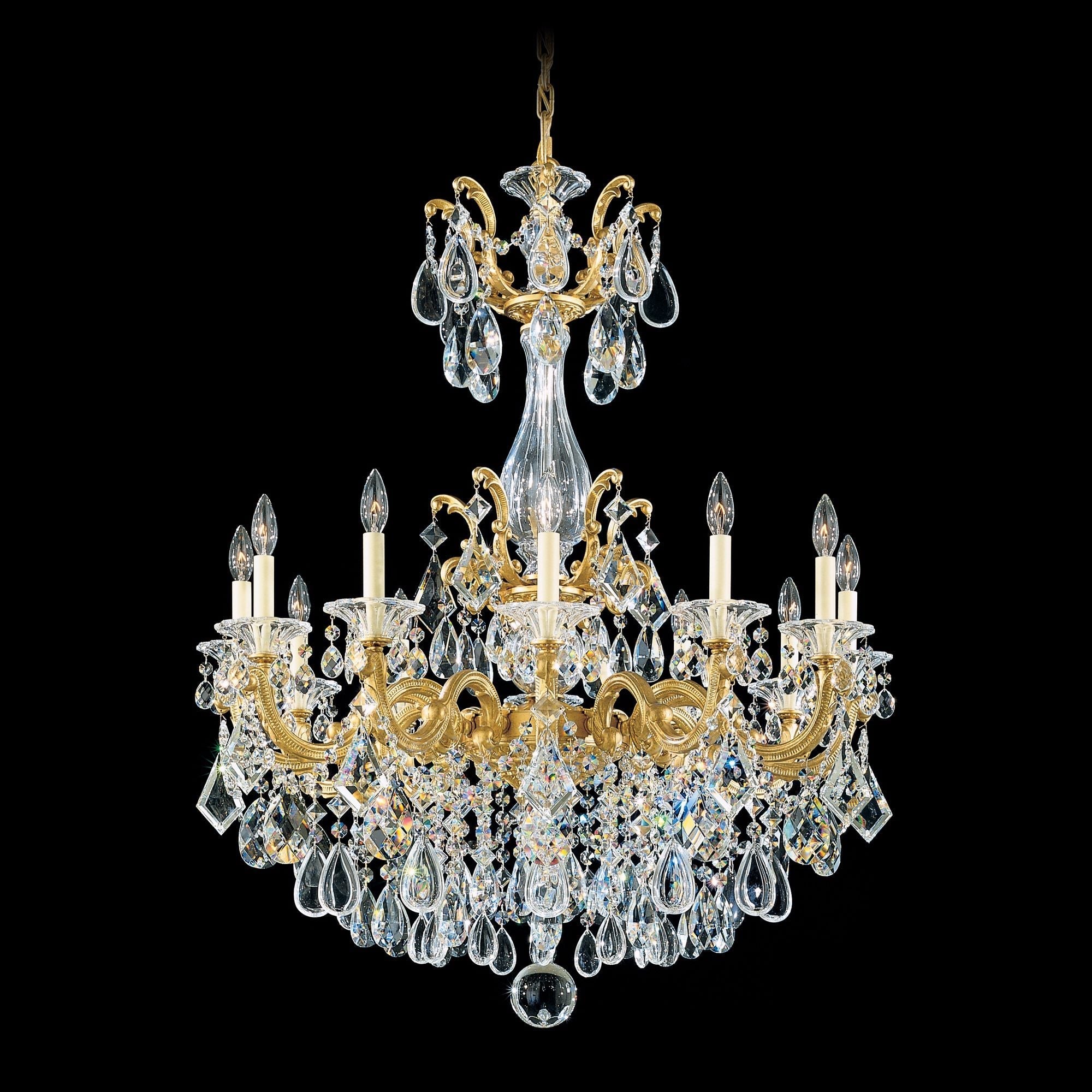 Schonbek La Scala Collection 33" Wide Crystal Chandelier