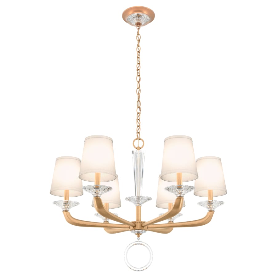 Schonbek Emilea 6 Light 30-1/2" Wide Crystal Chandelier with Swarovski Optic Crystals