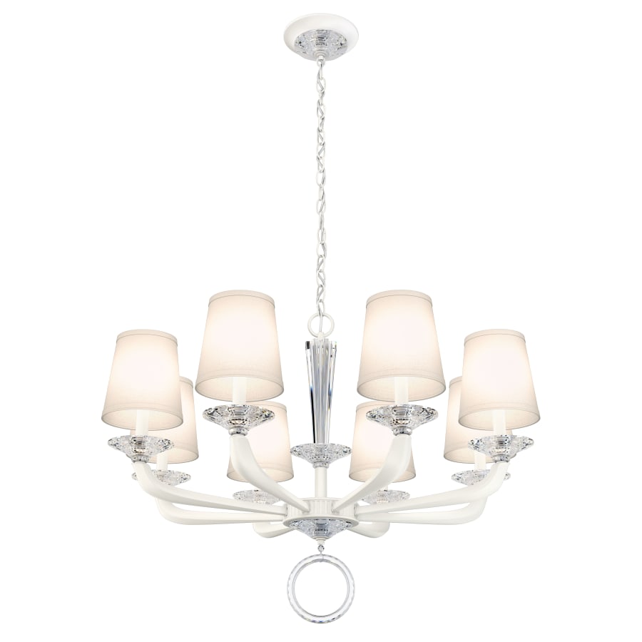 Schonbek Emilea 8 Light 33" Wide Crystal Chandelier with Swarovski Optic Crystals