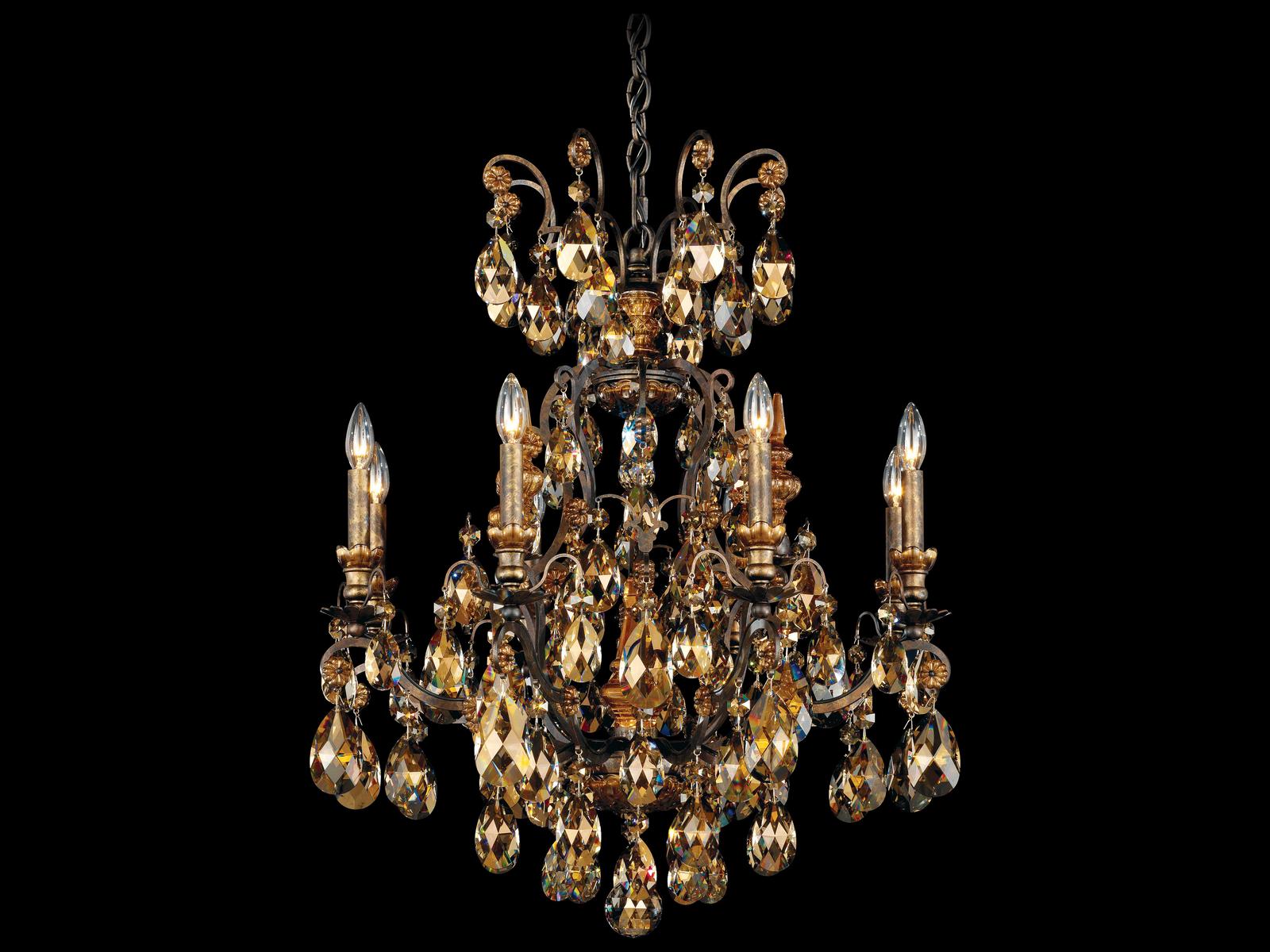 Schonbek 9-Light Renaissance Crystal Chandelier