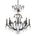 Schonbek Renaissance Nouveau 8 Light 32" Wide Crystal Chandelier with Clear Heritage Crystal Accents
