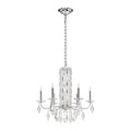 Schonbek Sarella 6 Light 25" Wide Crystal Chandelier with Heritage Crystals