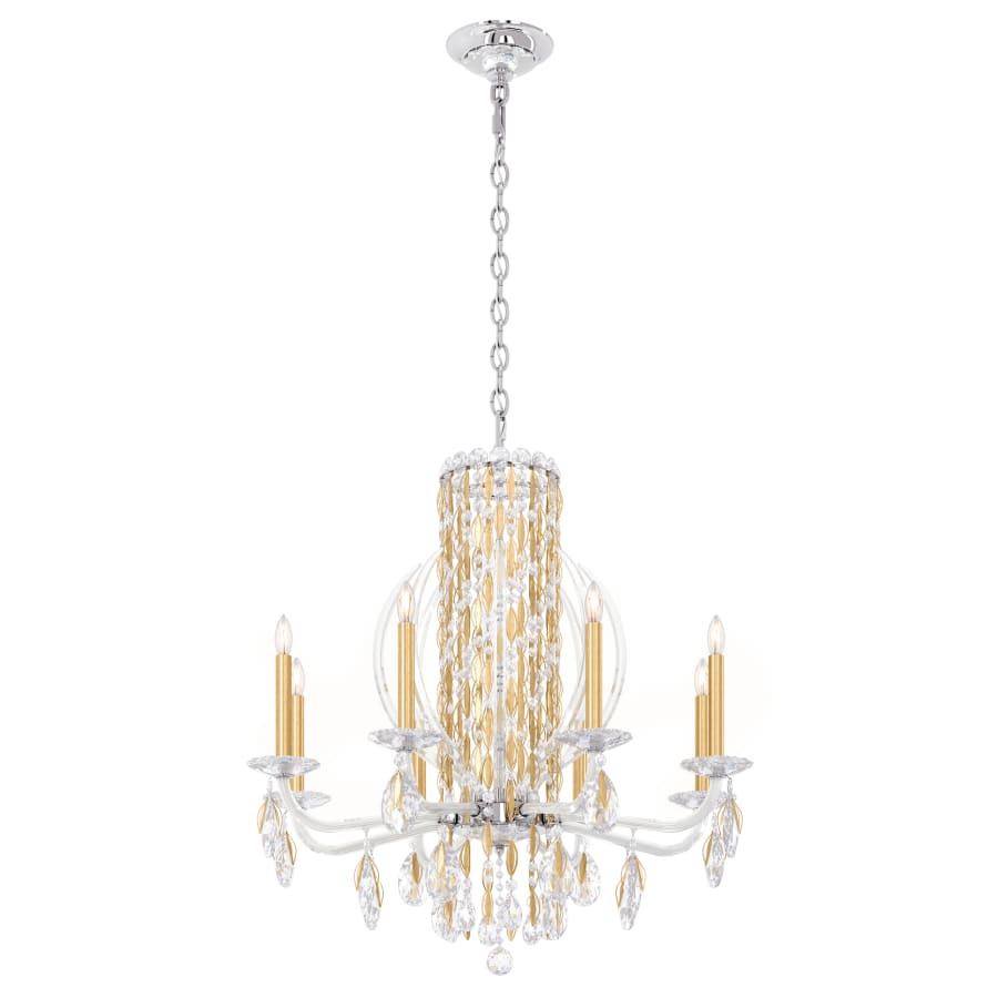 Schonbek Sarella 8 Light 30" Wide Crystal Chandelier with Heritage Crystals