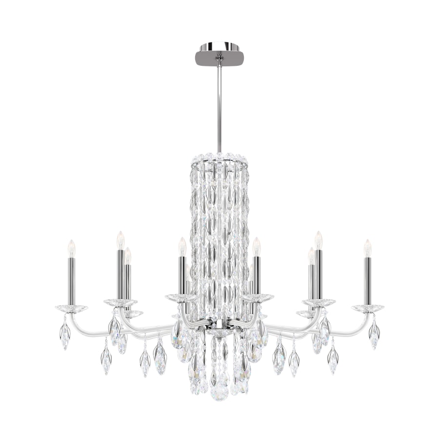 Schonbek Sarella 10 Light 41" Wide Crystal Chandelier with Heritage Crystals