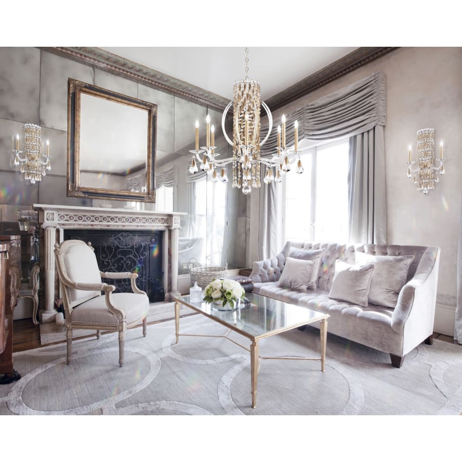 Schonbek Sarella 15 Light 41" Wide Crystal Chandelier with Heritage Crystals