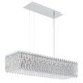 Schonbek Sarella 13 Light 37" Wide Crystal Linear Pendant with Heritage Crystals