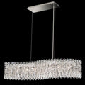 Schonbek Sarella 7 Light 33" Wide Crystal Linear Pendant with Heritage Crystals