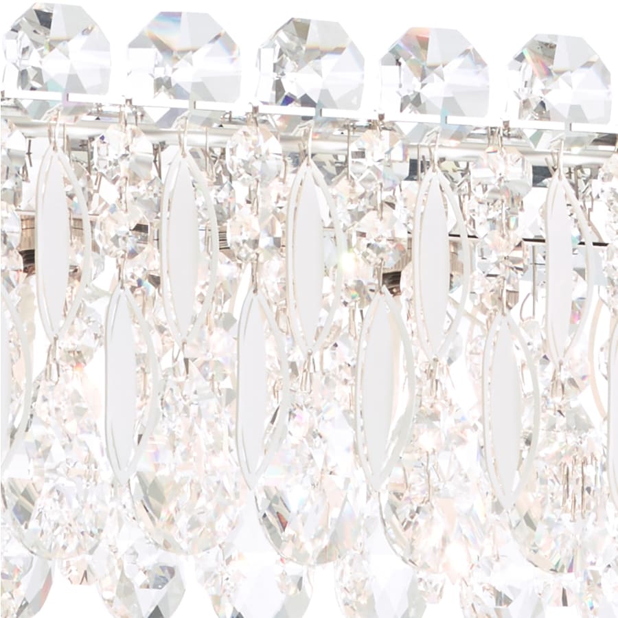 Schonbek Sarella 12 Light 24" Wide Flush Mount Drum Ceiling Fixture with Heritage Crystals