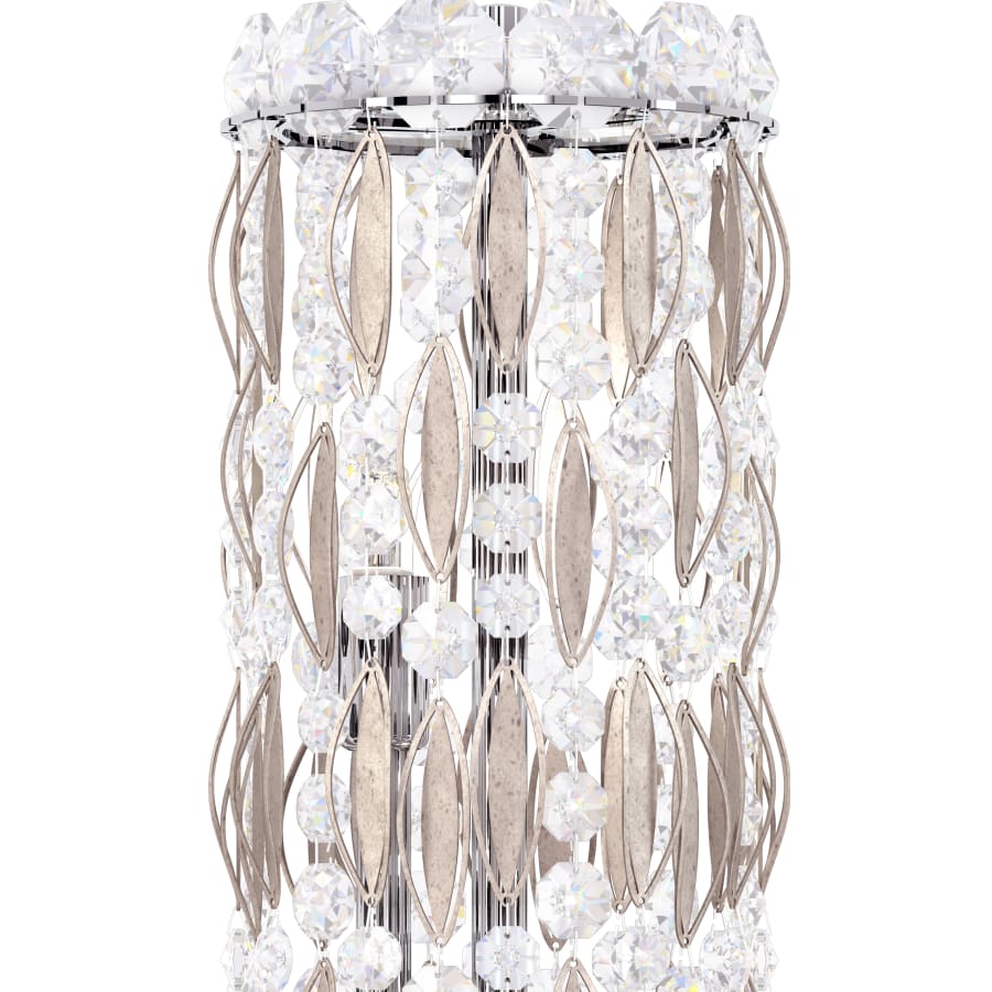 Schonbek Sarella 12 Light 24" Wide Flush Mount Drum Ceiling Fixture with Heritage Crystals