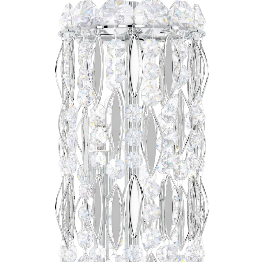 Schonbek Sarella 12 Light 24" Wide Flush Mount Drum Ceiling Fixture with Heritage Crystals