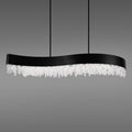 Schonbek Soleil 47" Wide LED Crystal Linear Chandelier