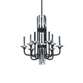 Schonbek Calliope 12 Light 24" Wide LED Crystal Candle Style Chandelier
