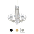 Schonbek Calliope 24 Light 40" Wide LED Crystal Candle Style Chandelier