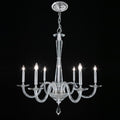 Schonbek Habsburg 6 Light 30" Wide Taper Candle Style Chandelier