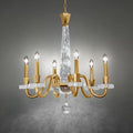 Schonbek Amadeus 6 Light 27" Wide Crystal Candle Style Chandelier