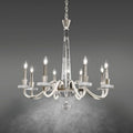 Schonbek Amadeus 8 Light 34" Wide Crystal Candle Style Chandelier