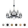 Schonbek Amadeus 15 Light 38" Wide Crystal Candle Style Chandelier