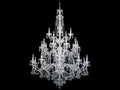 Schonbek Sterling 25-Light Crystal Candelabra Chandelier