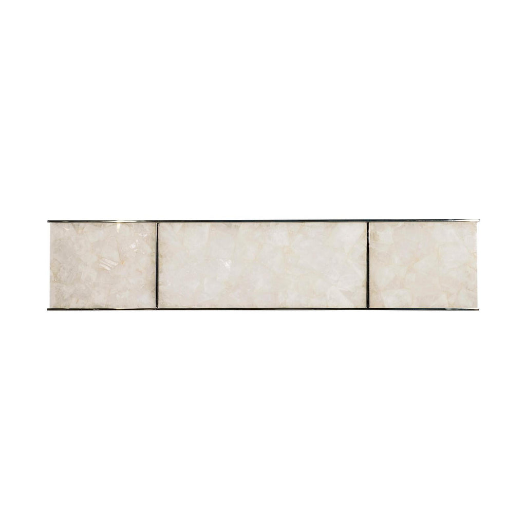 Century Furniture Grand Tour Samantha Glassy Quartz Console Table