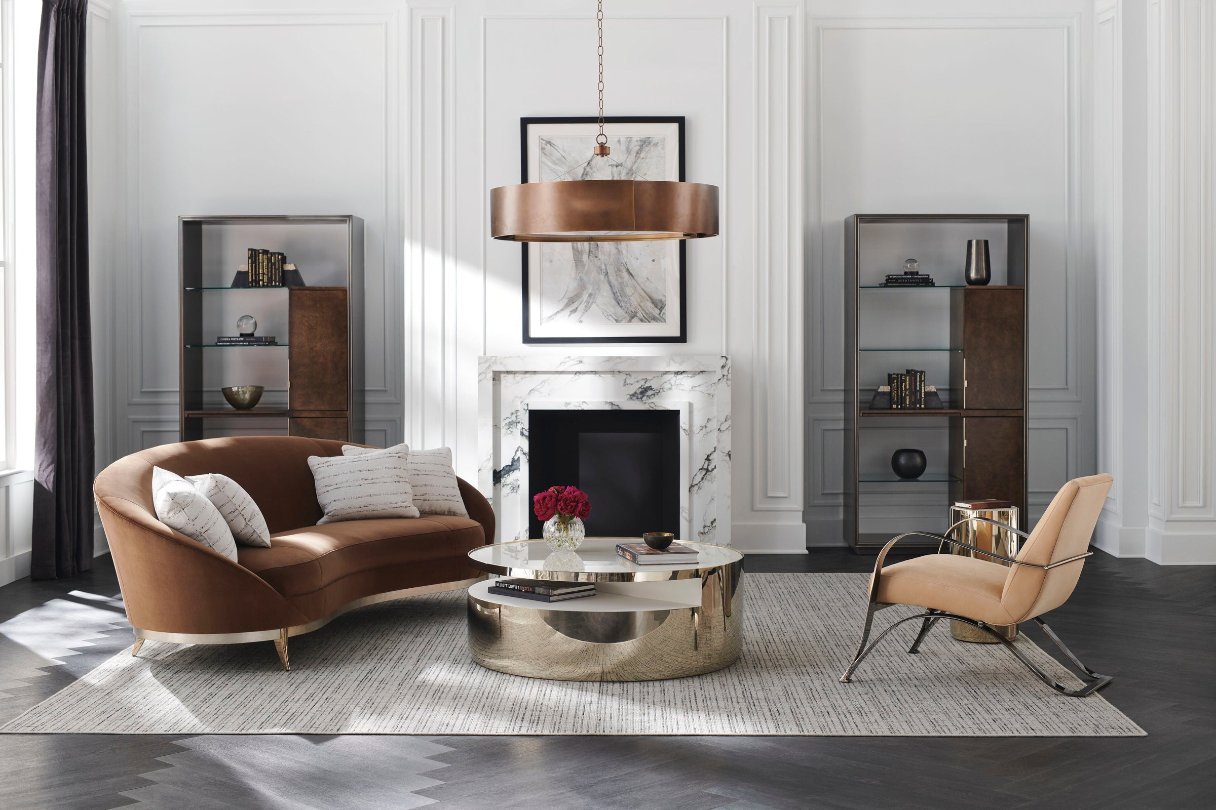 Caracole Signature Metropolitan Turn Style Cocktail Table