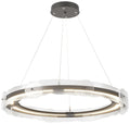 Solstice LED Pendant - Iron - Clear