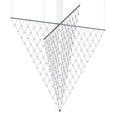 Sonneman Constellation Galaxy Matrix 4 Light 78" Wide LED Suspension Multi Light Pendant